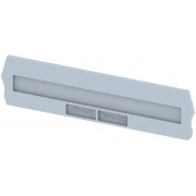 Концевая пластина для клемм, серая CSP4-2X2-GREY