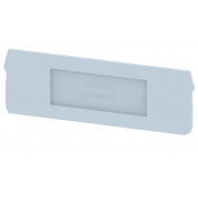 Концевая пластина для клемм, серая CSP16-1X2-GREY