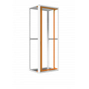 Рама для установки 19" оборудования 46U ВРУ-pro 2200х800хХХХ RAL9004 ESB
